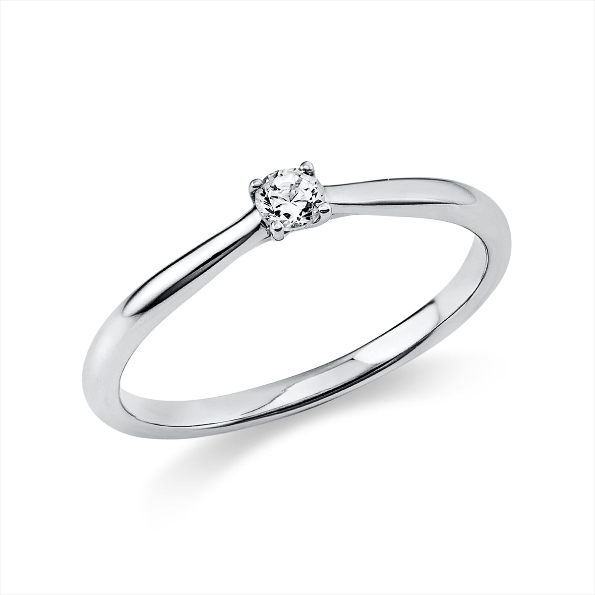 Solitaire Ring 0,1ct