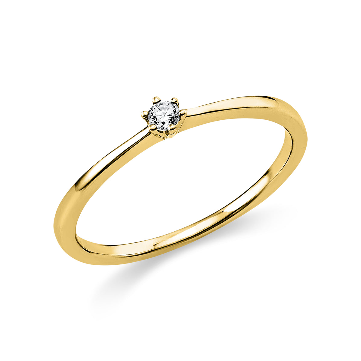 Solitaire Ring 0,05ct