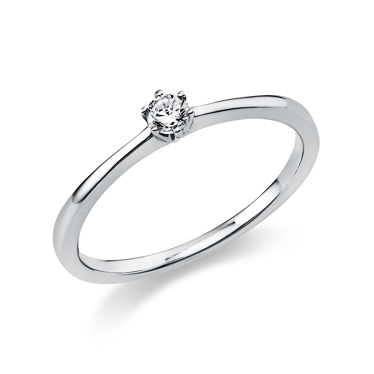 Solitaire Ring 0,1ct
