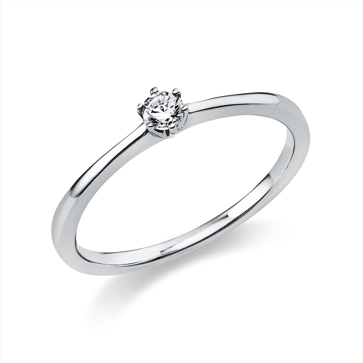 Solitaire Ring 0,1ct