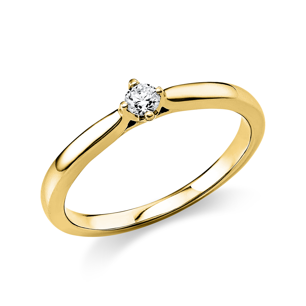 Solitaire Ring 0,1ct