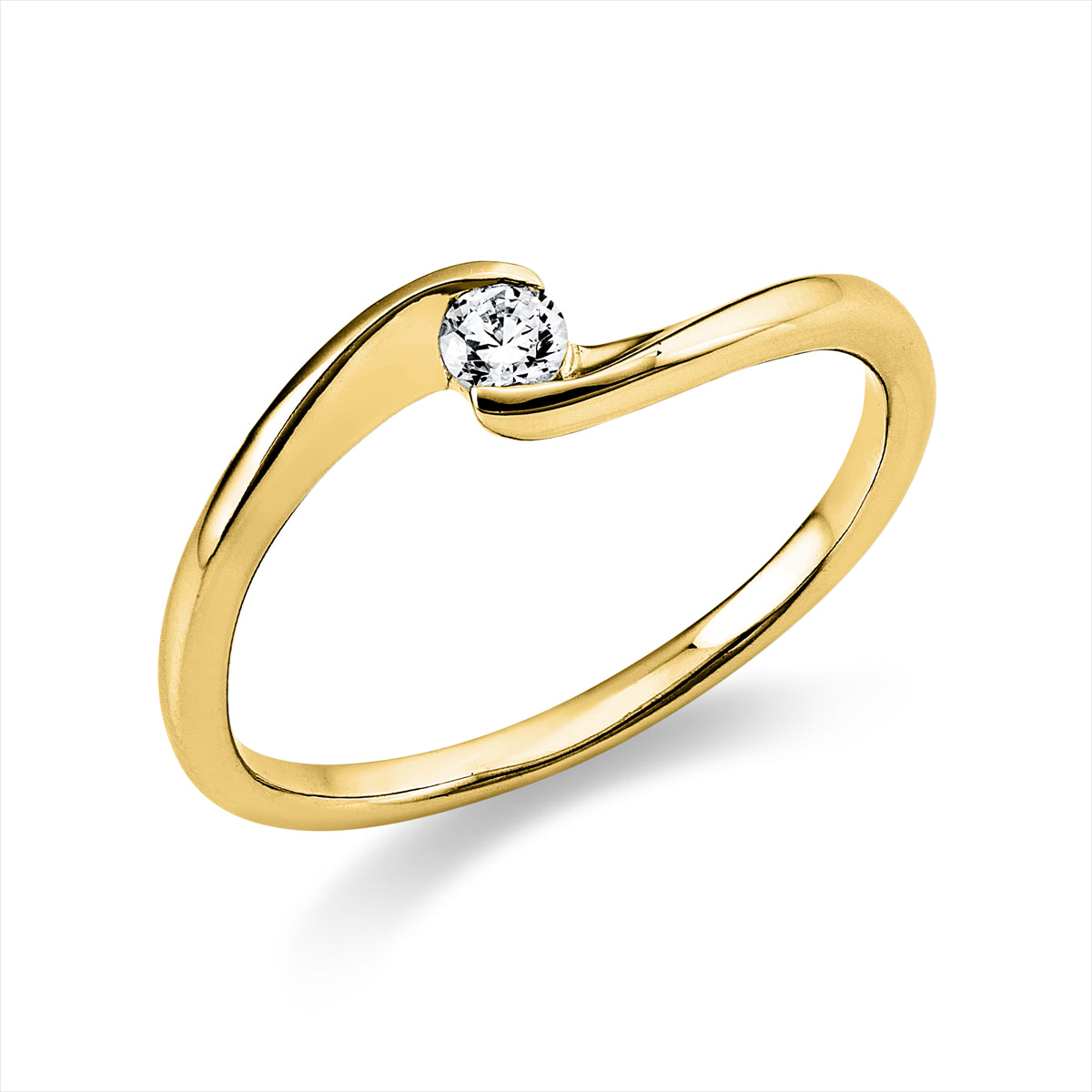 Solitaire Ring 0,1ct