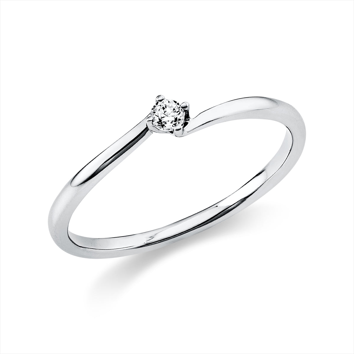 Solitaire Ring 0,05ct