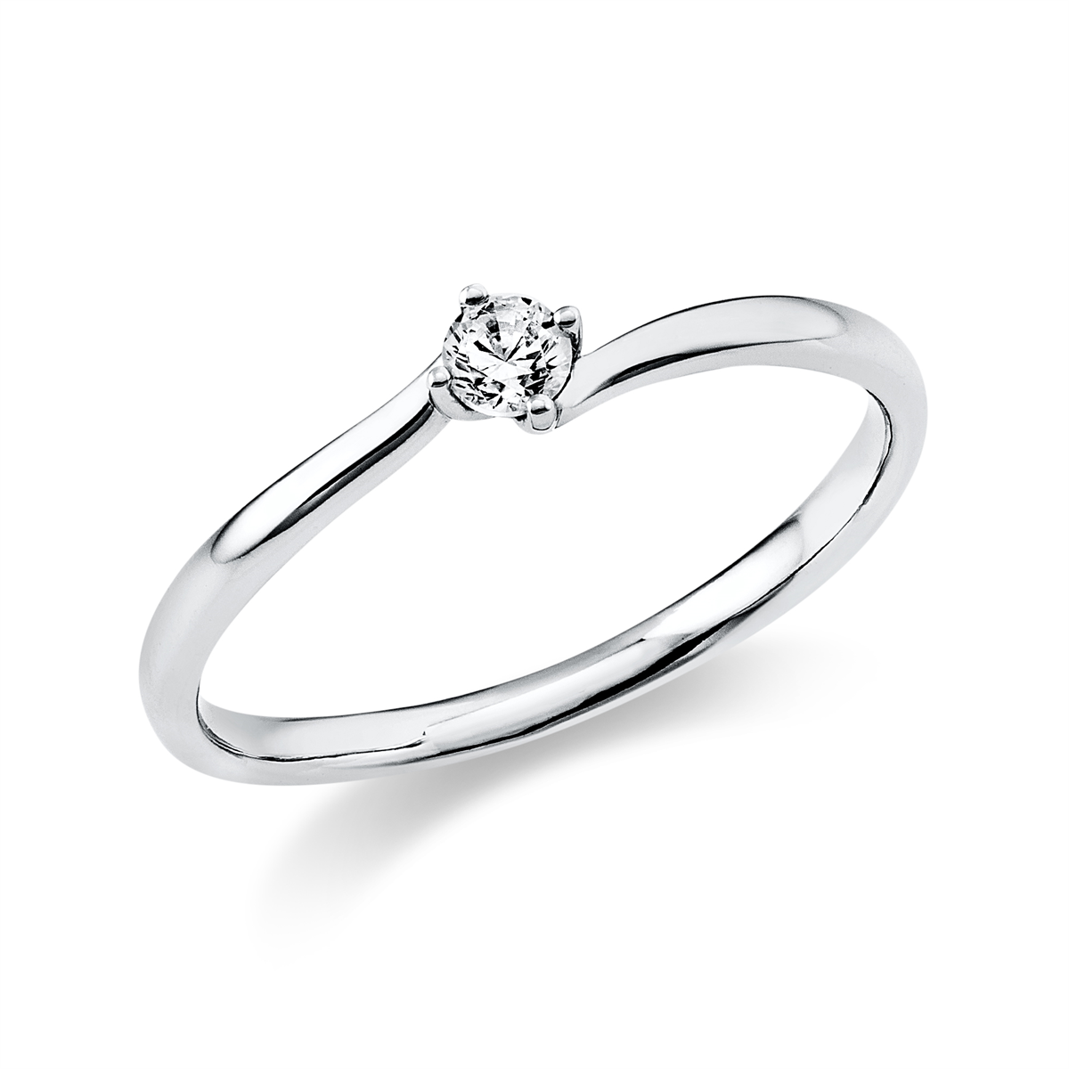 Solitaire Ring 0,1ct