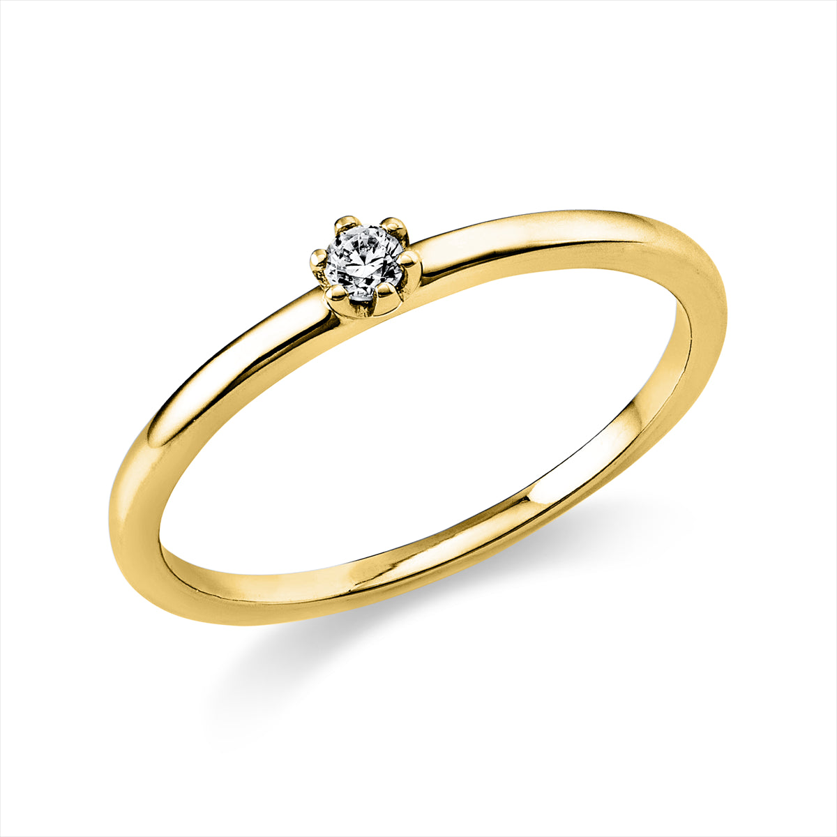 Solitaire Ring 0,05ct