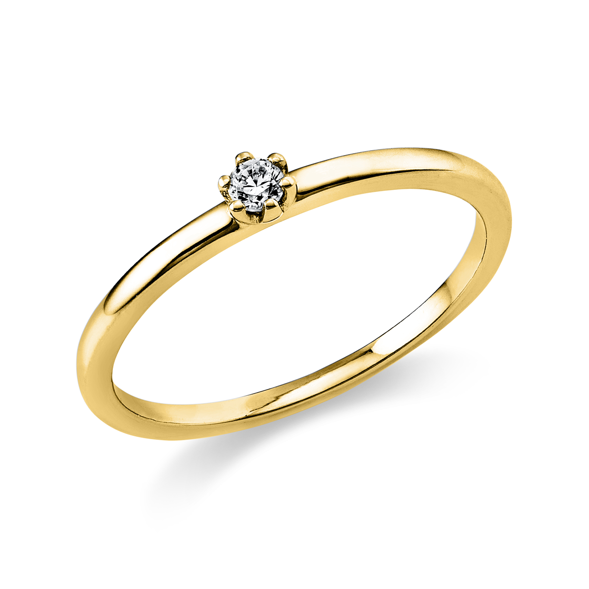 Solitaire Ring 0,05ct
