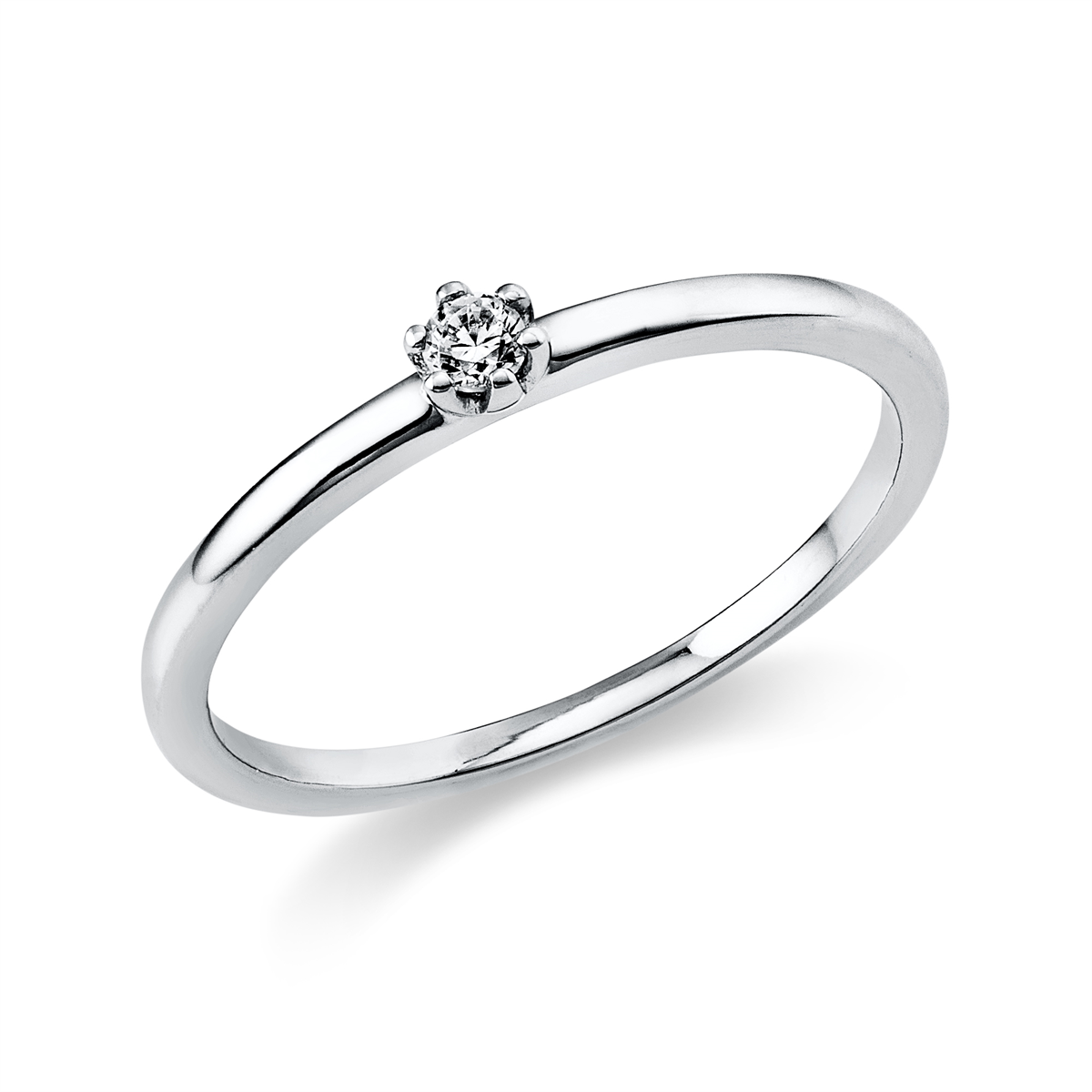 Solitaire Ring 0,05ct