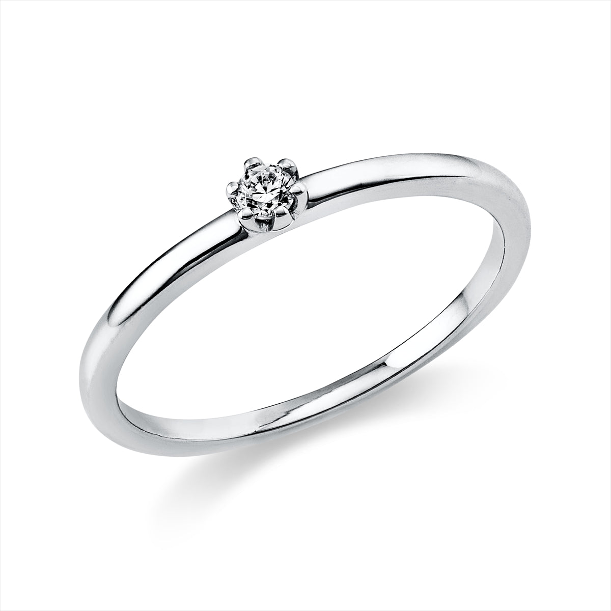 Solitaire Ring 0,05ct