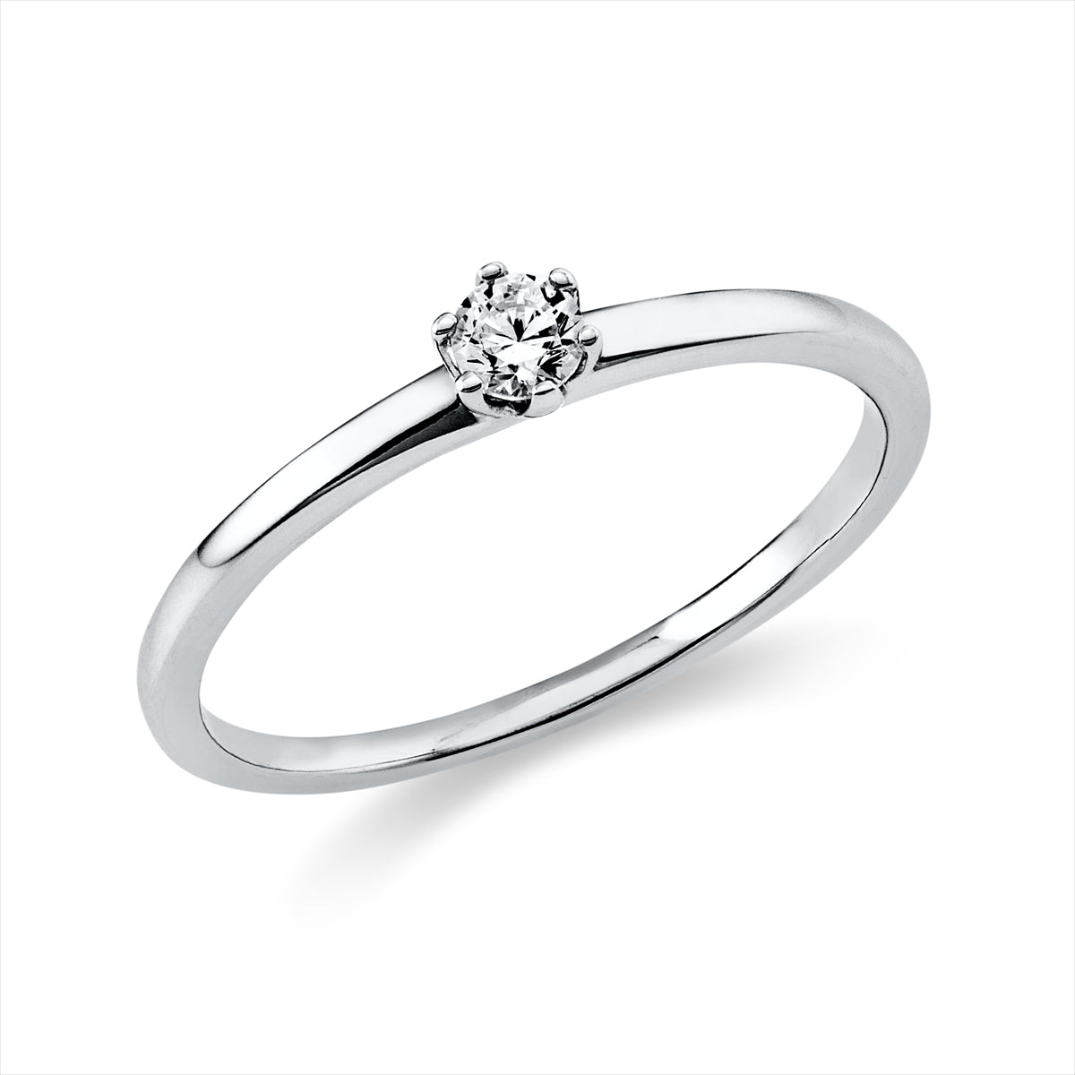 Solitaire Ring 0,1ct