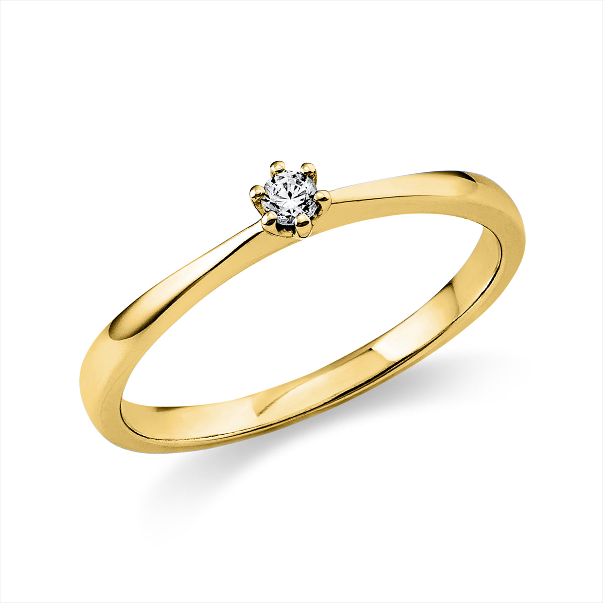 Solitaire Ring 0,05ct