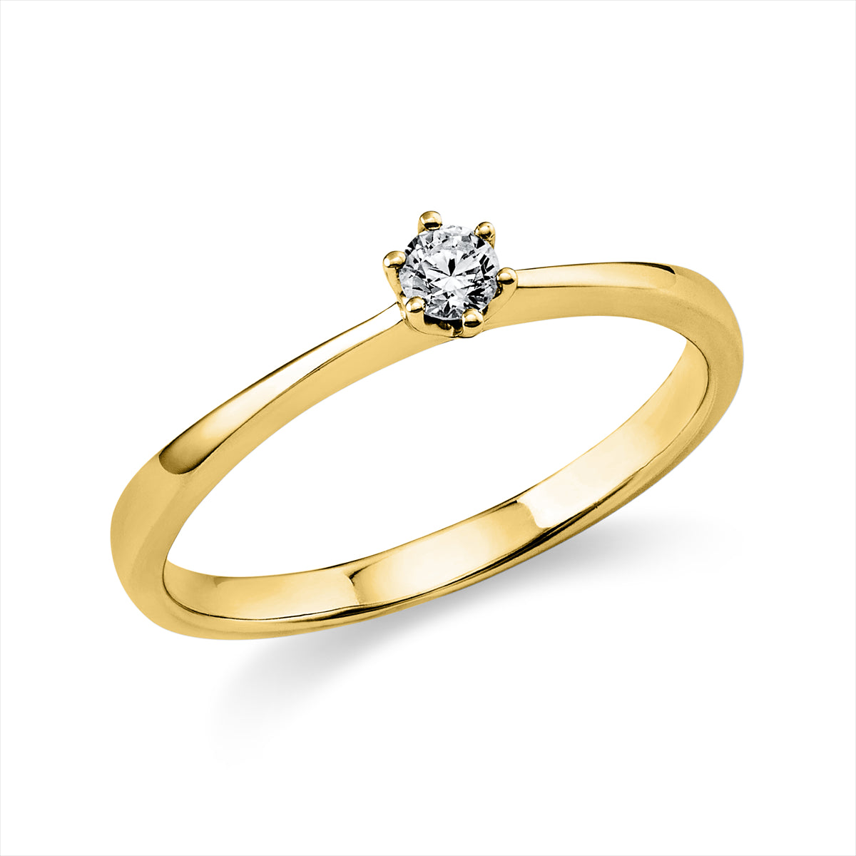 Solitaire Ring 0,1ct