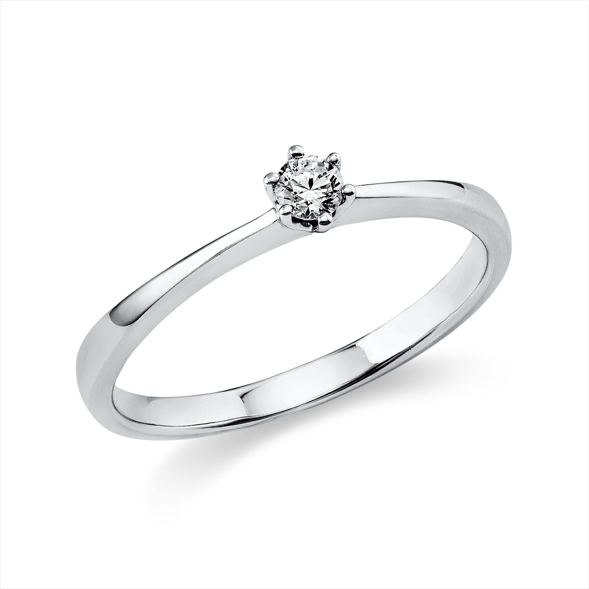 Solitaire Ring 0,1ct