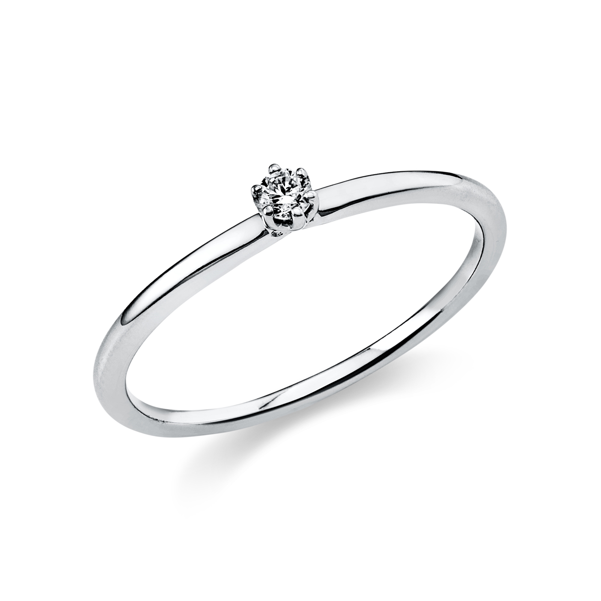 Solitaire Ring 0,05ct