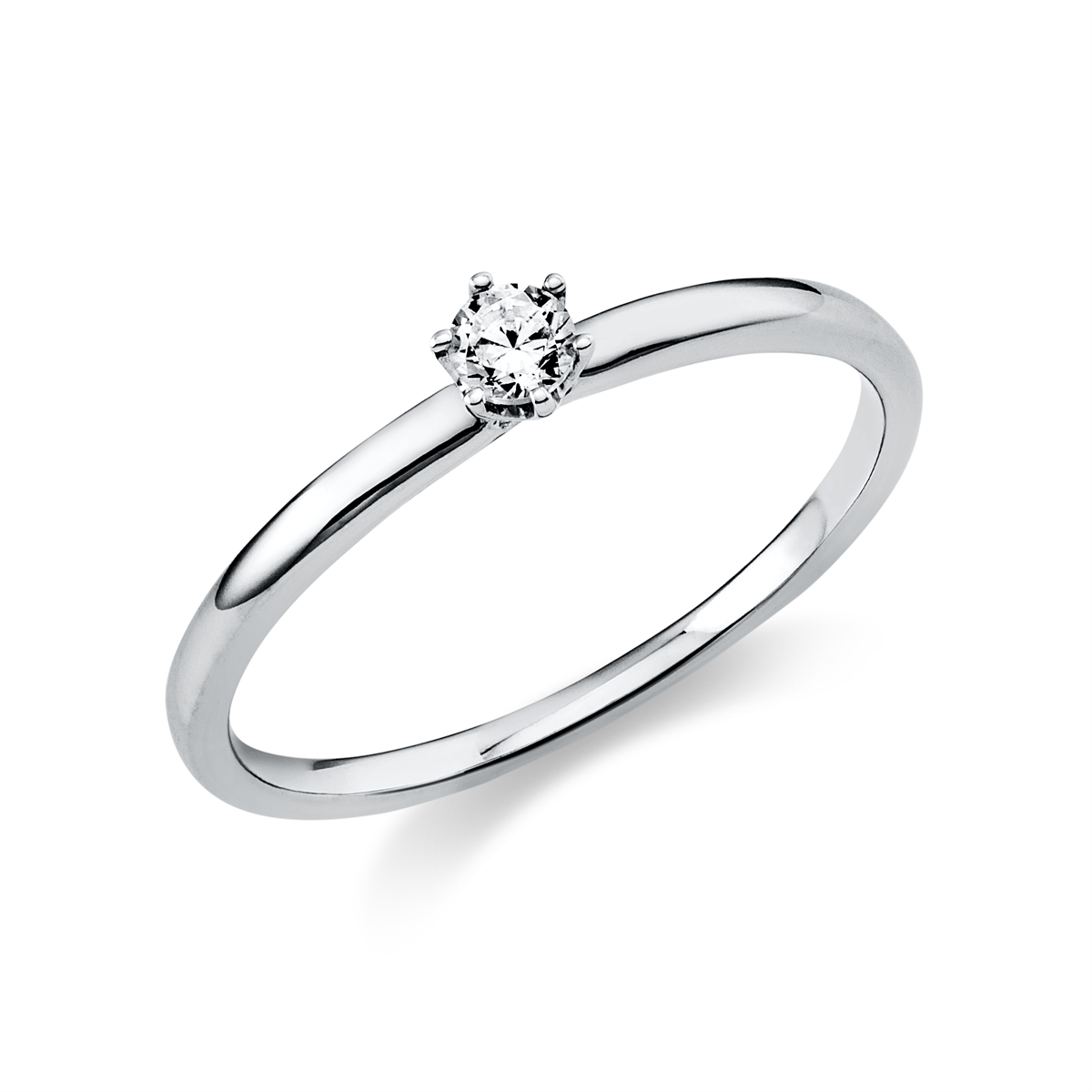 Solitaire Ring 0,1ct