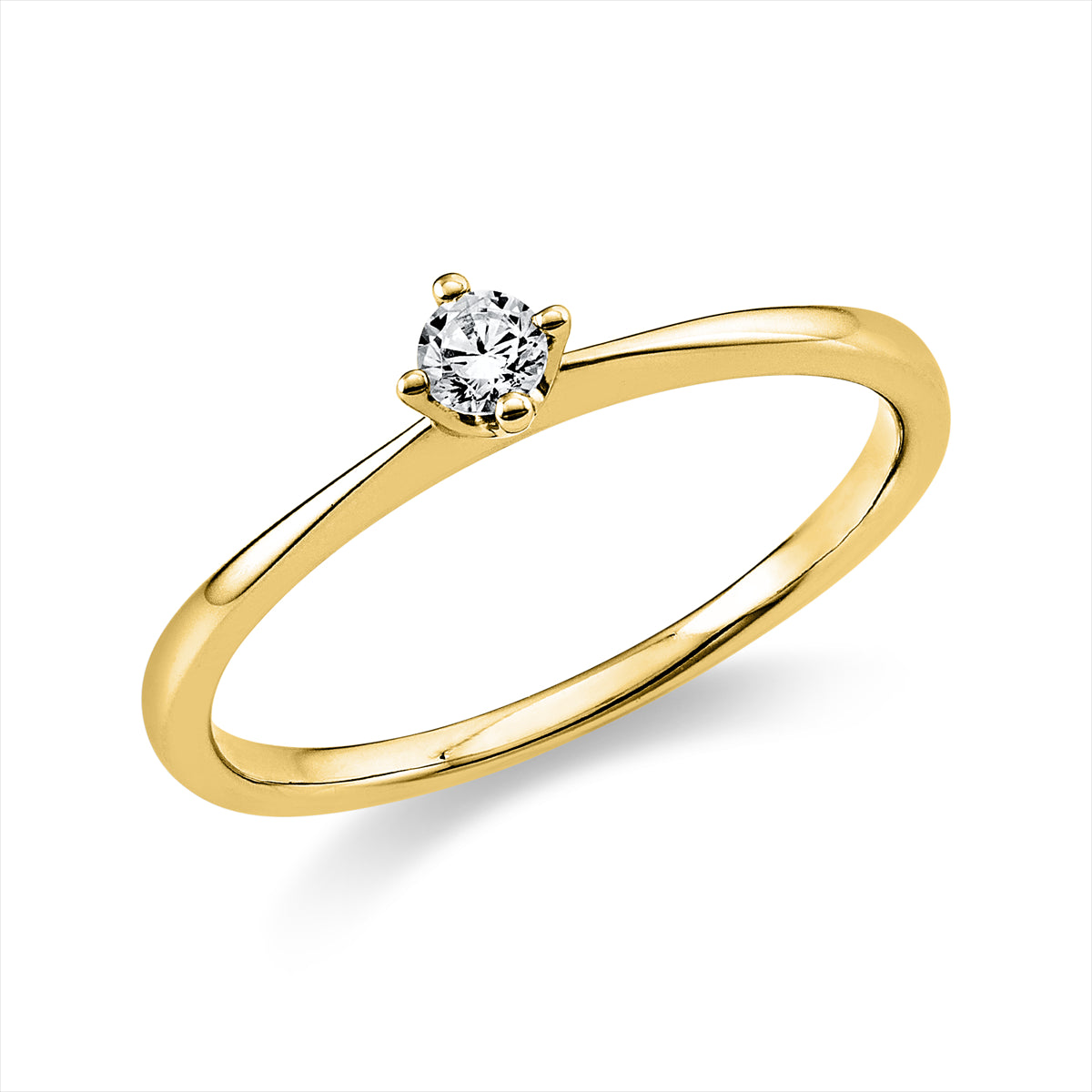 Solitaire Ring 0,1ct
