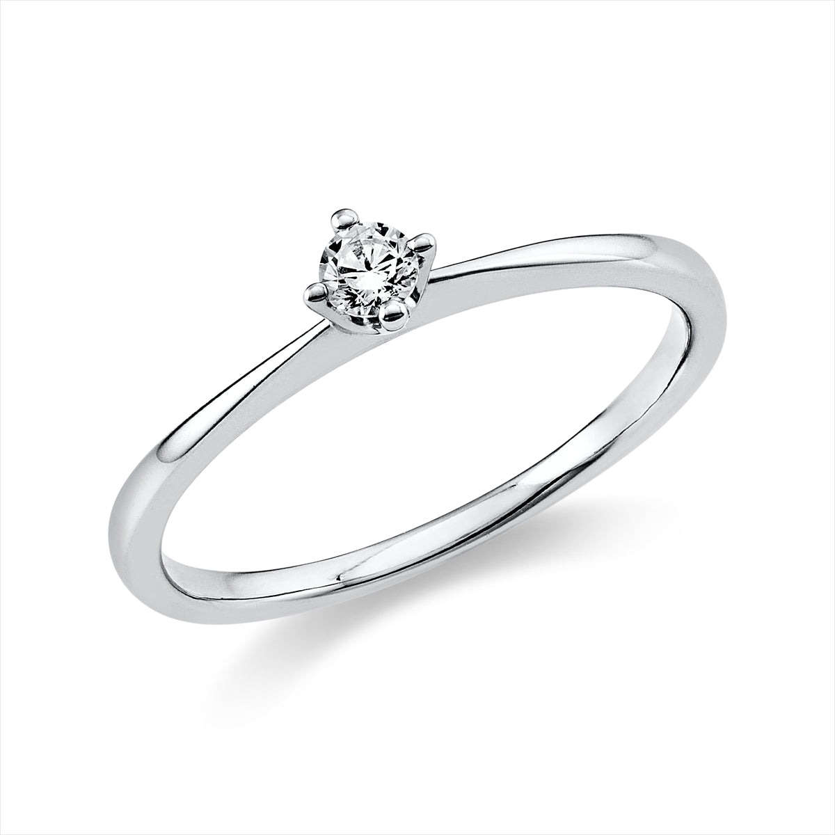 Solitaire Ring 0,1ct