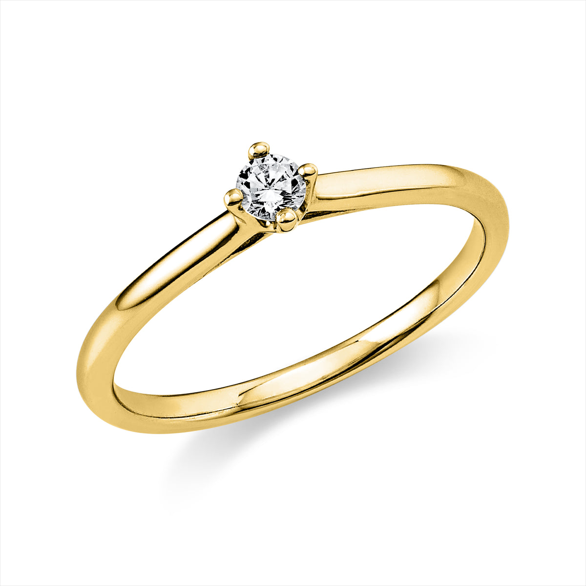 Solitaire Ring 0,1ct
