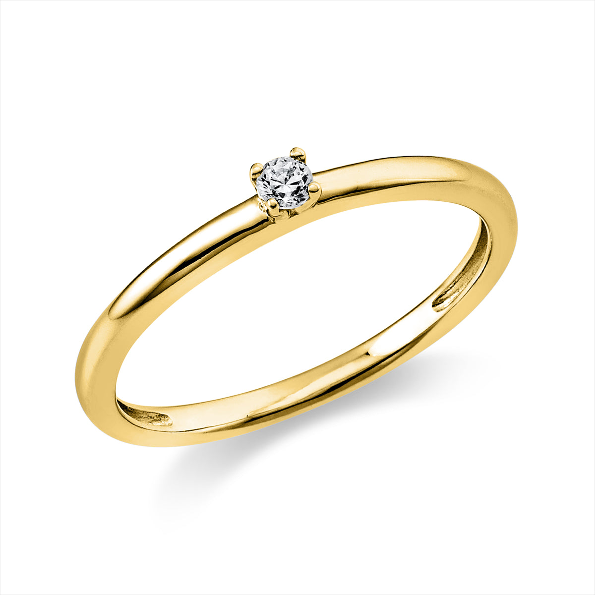Solitaire Ring 0,05ct