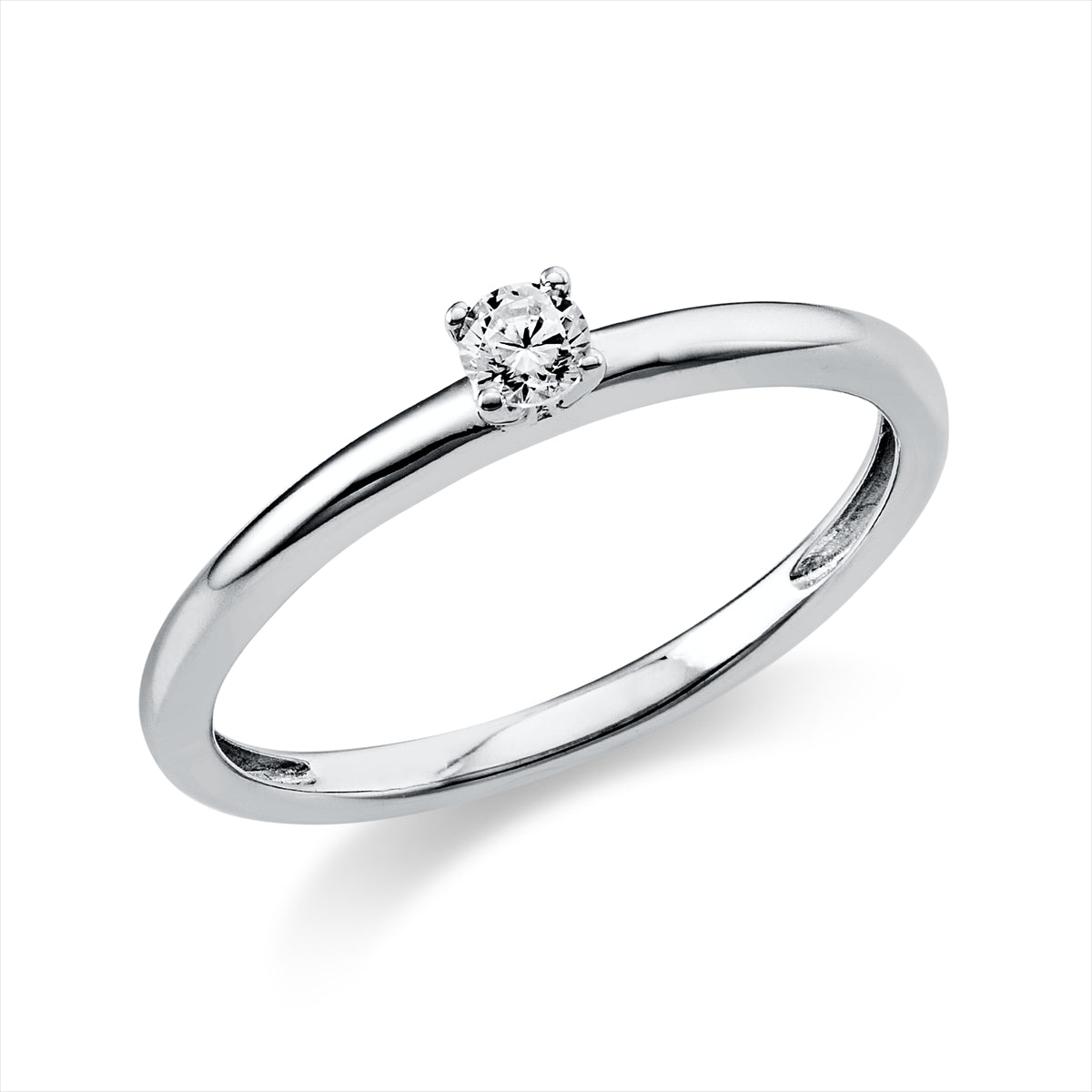 Solitaire Ring 0,1ct