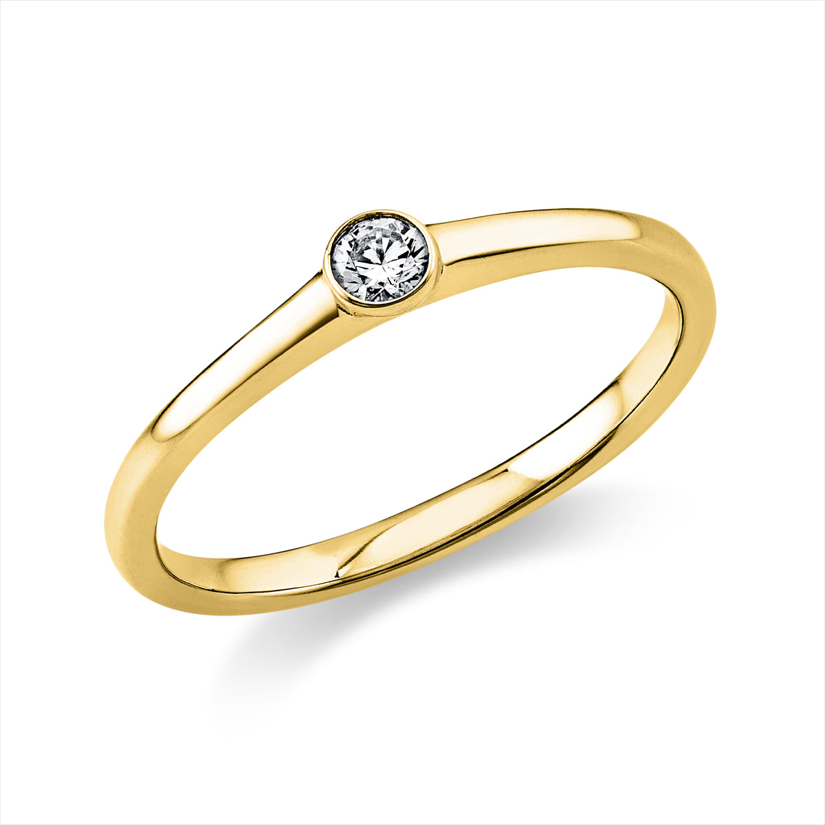 Solitaire Ring 0,1ct