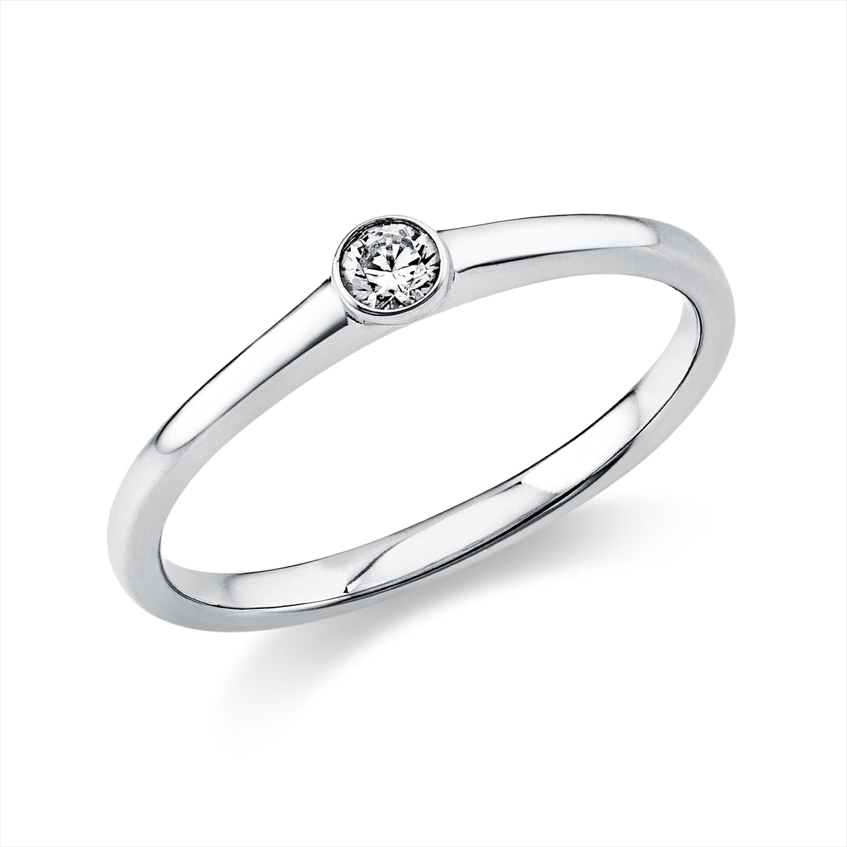 Solitaire Ring 0,1ct