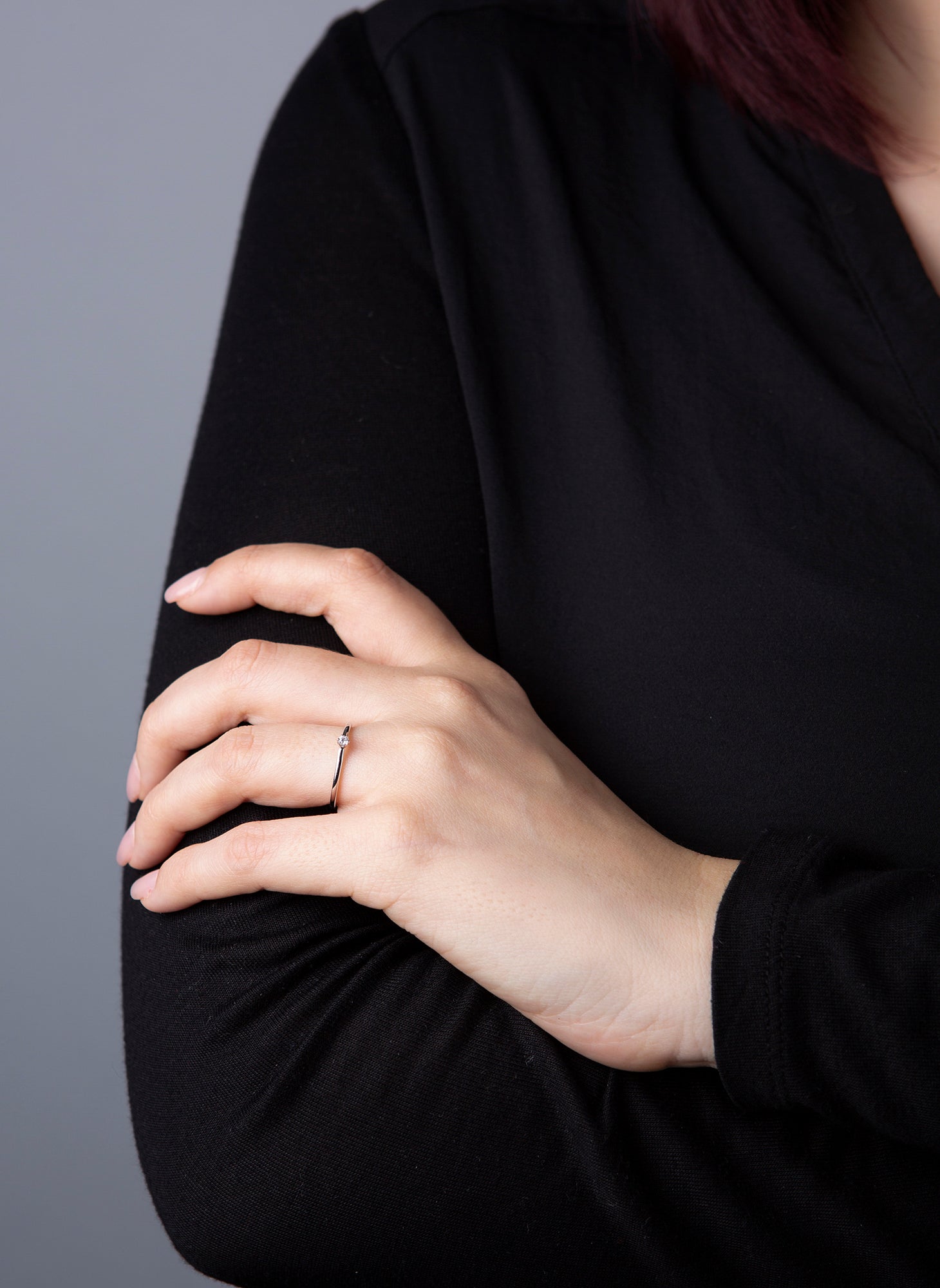 Solitaire Ring 0,05ct