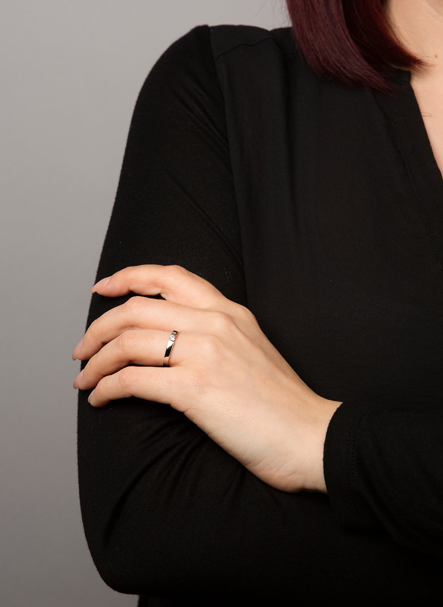 Solitaire Ring 0,1ct