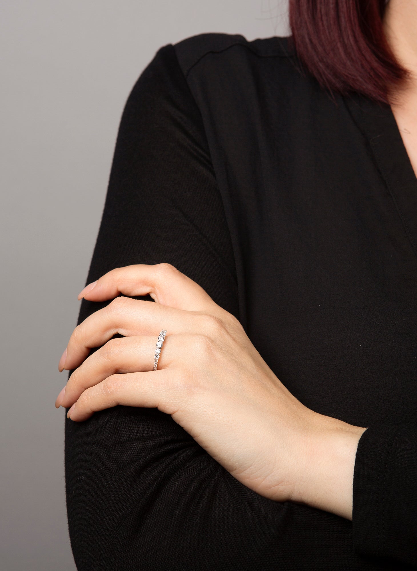 Mehrfachsteinbesatz Ring 0,81ct