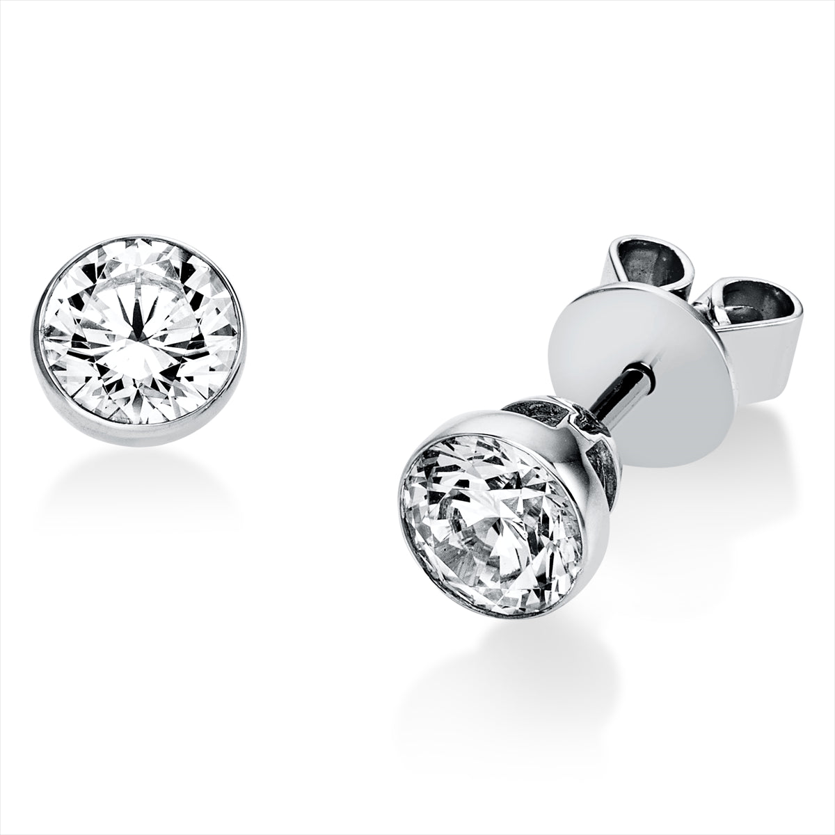 Solitaire Ohrstecker 1ct