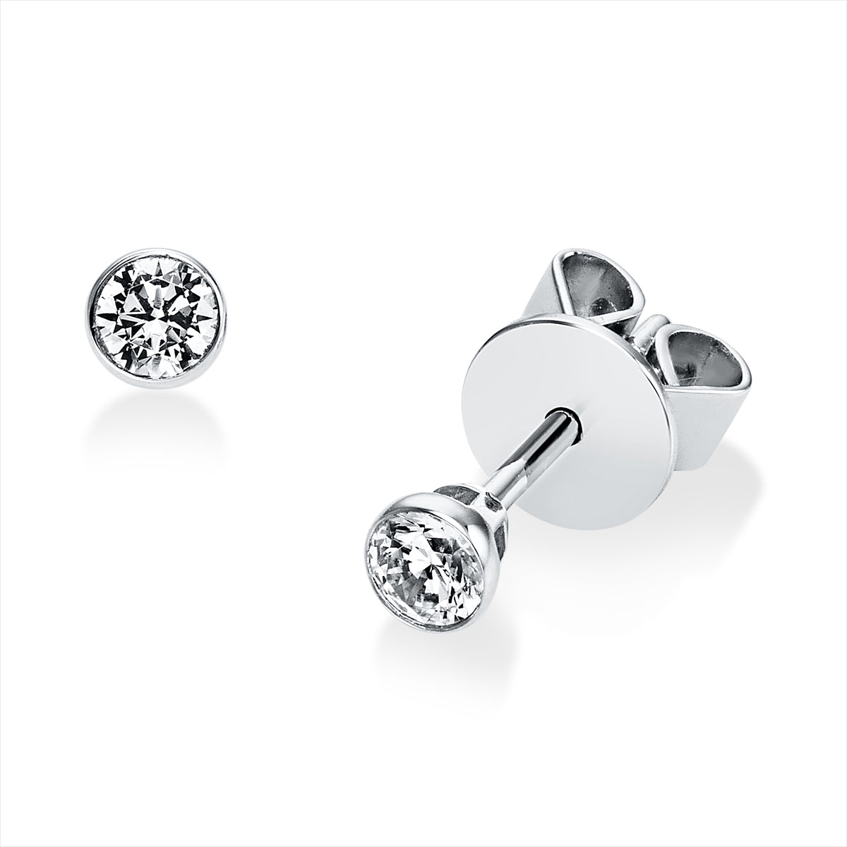 Solitaire Ohrstecker 0,2ct