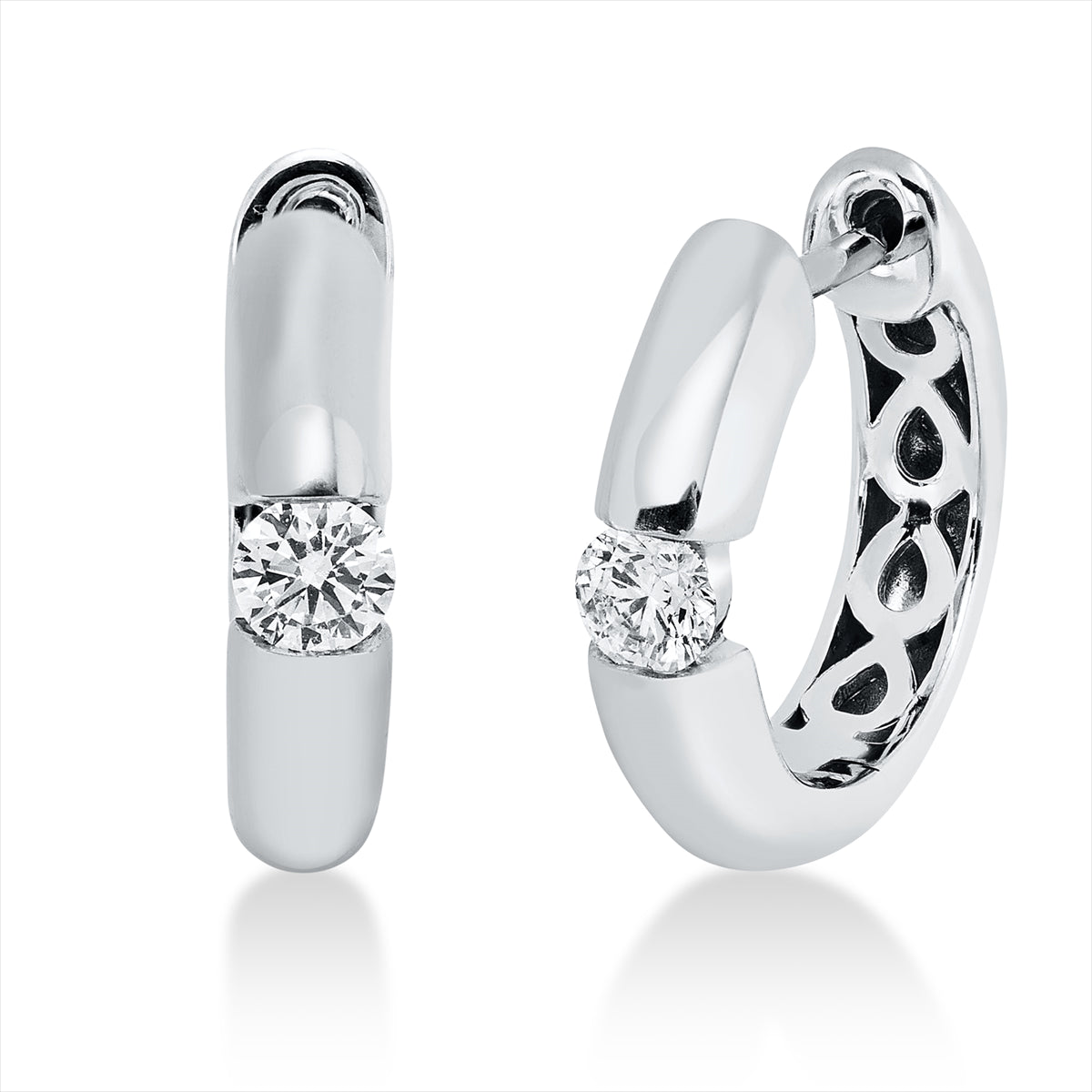 Solitaire Ohrstecker 0,2ct