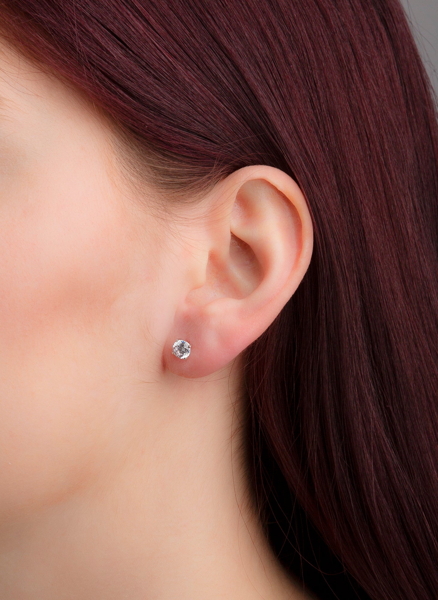 Solitaire Ohrstecker 1ct