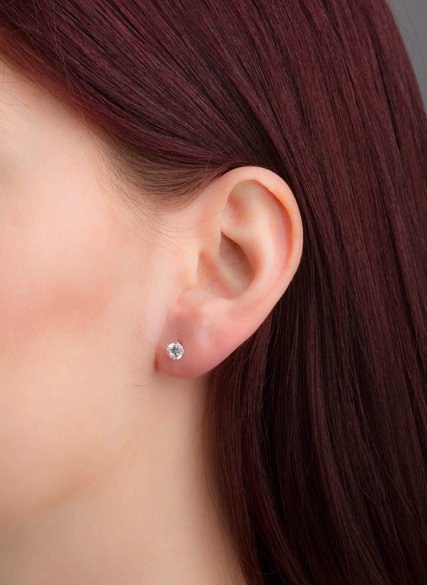 Solitaire Ohrstecker 0,8ct