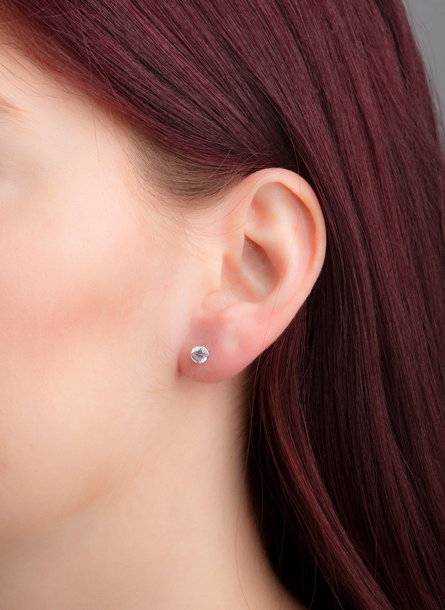 Solitaire Ohrstecker 0,8ct