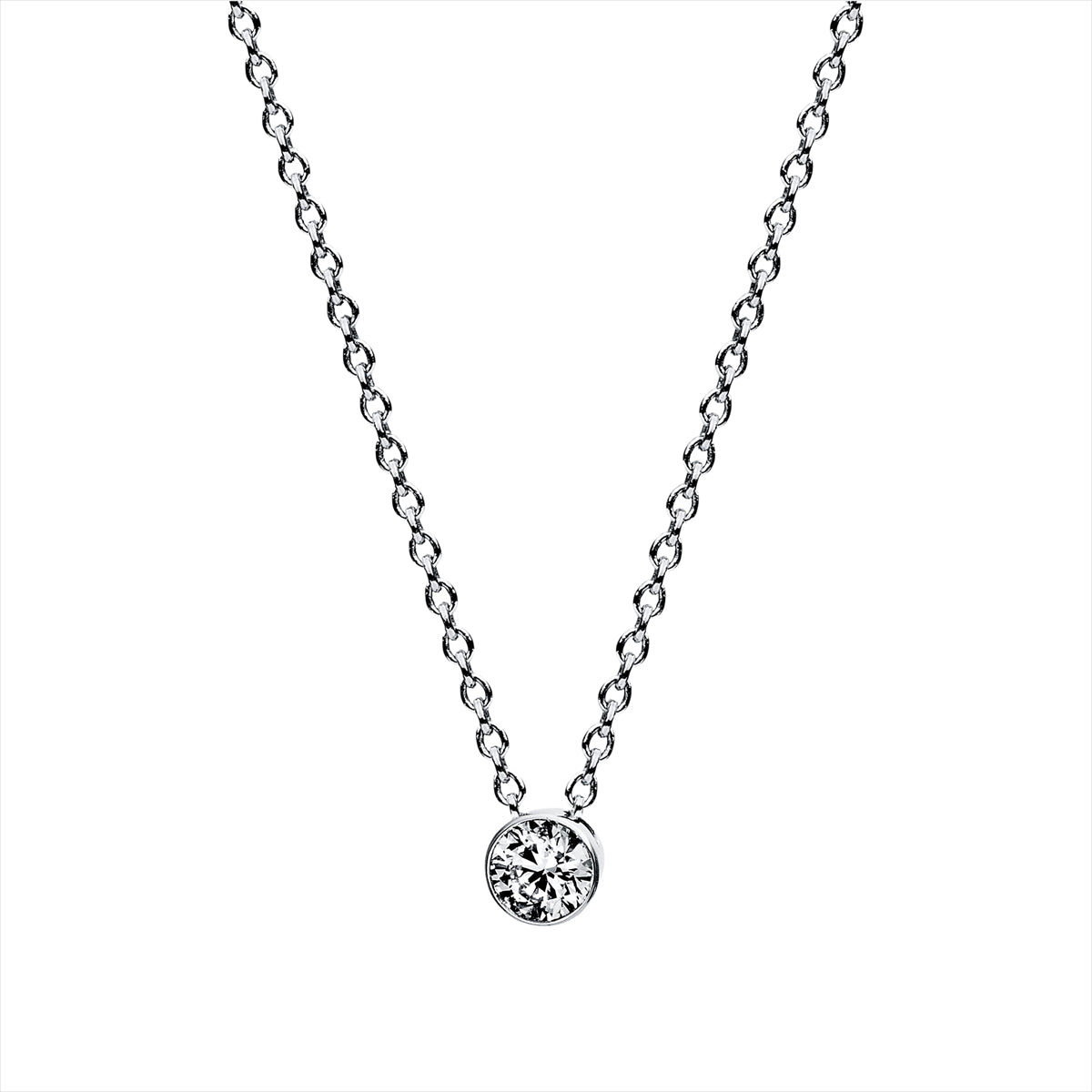 Solitaire Collier 0,1ct