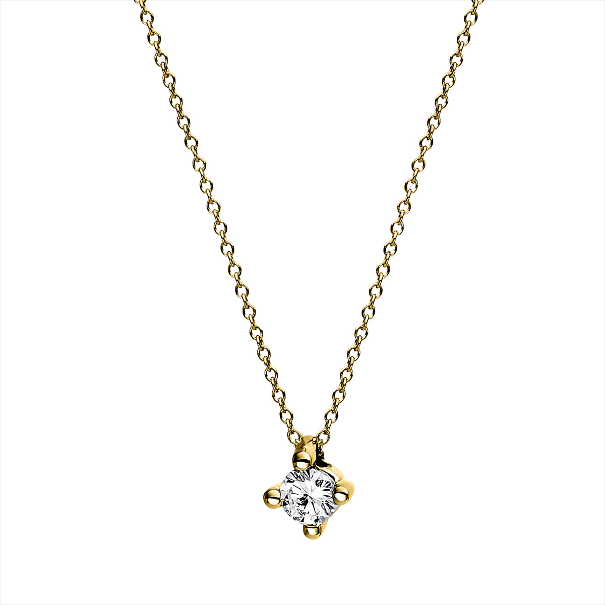 Solitaire Collier 0,1ct