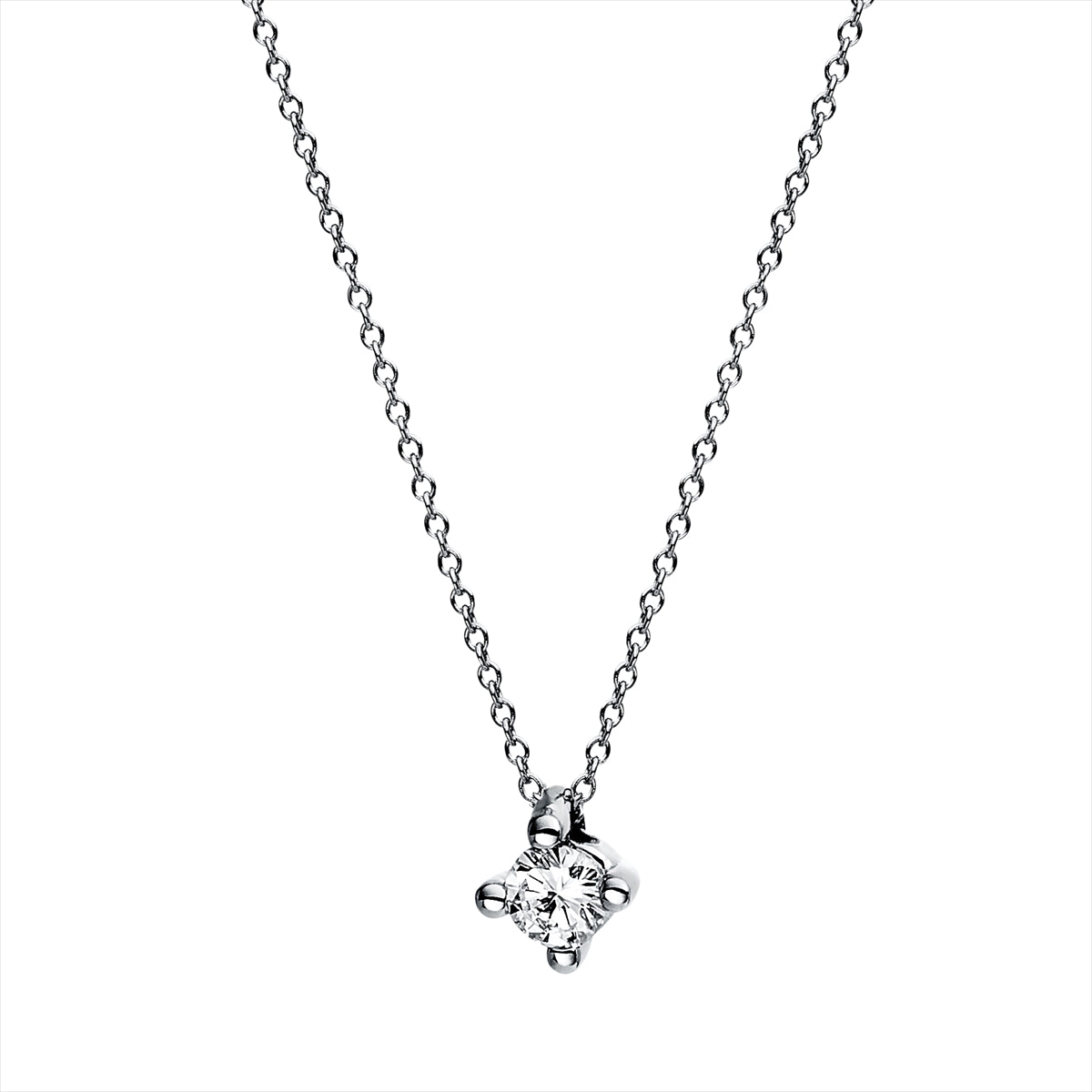 Solitaire Collier 0,1ct