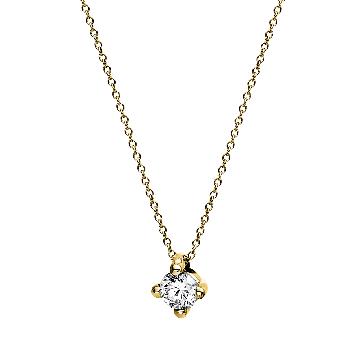 Solitaire Collier 0,15ct