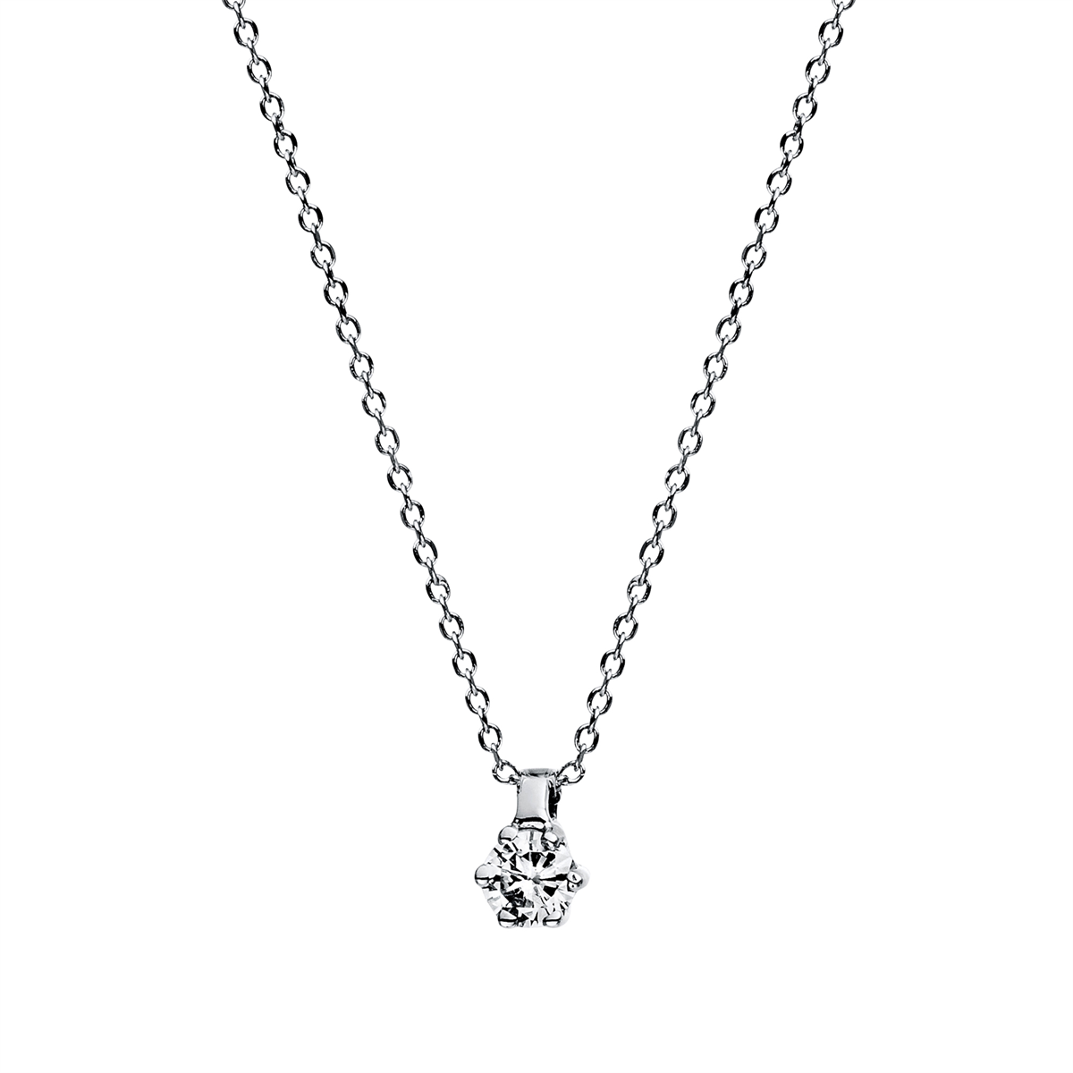 Solitaire Collier 0,07ct