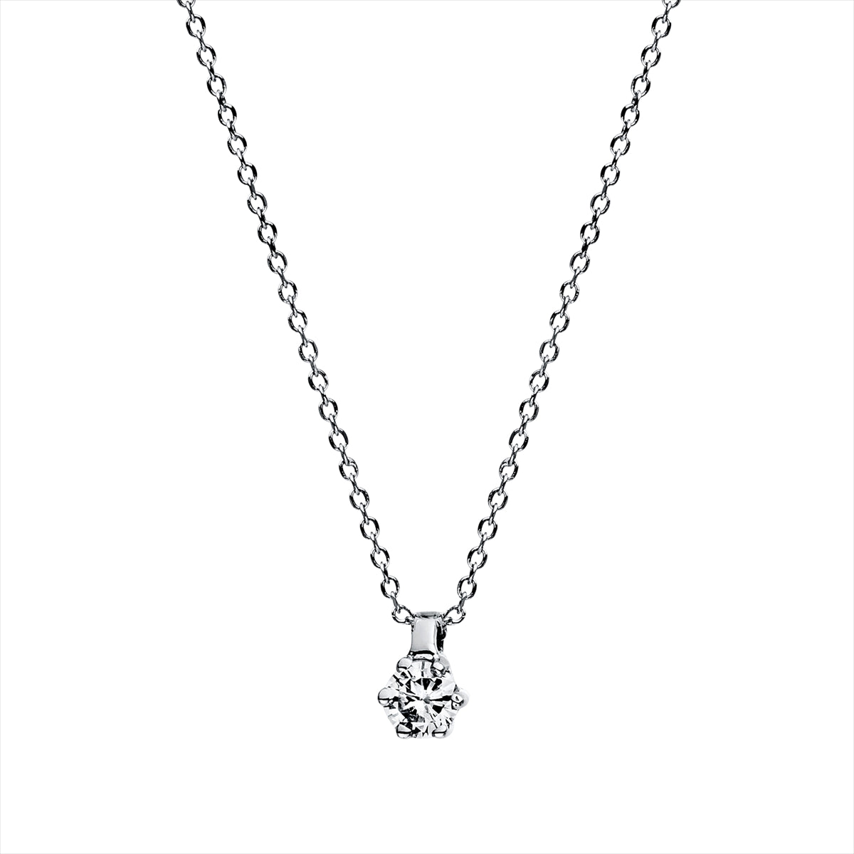 Solitaire Collier 0,07ct