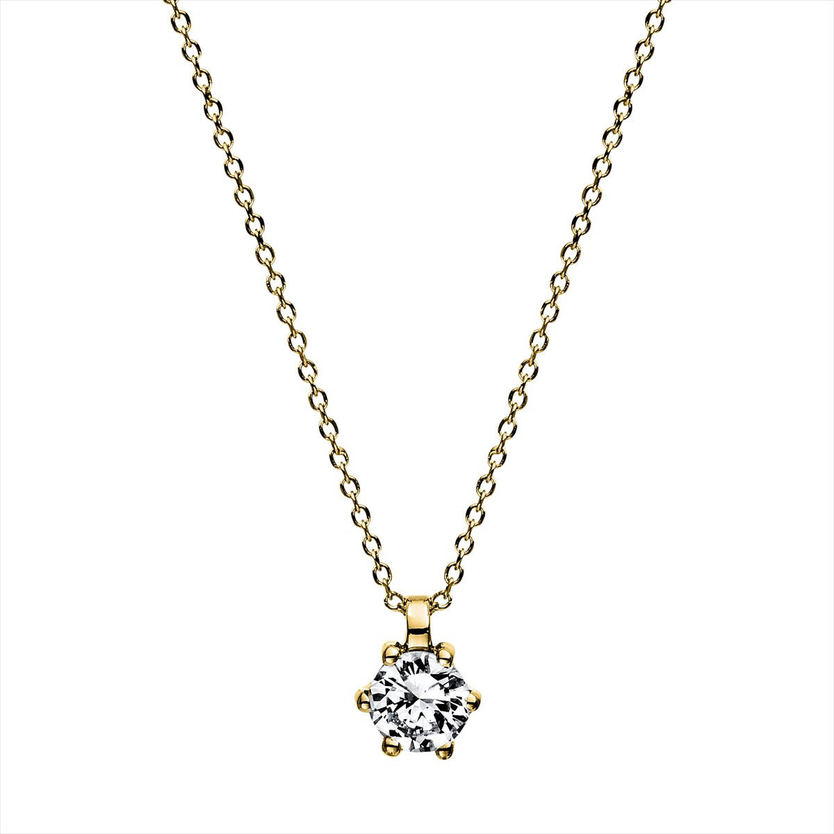 Solitaire Collier 0,2ct
