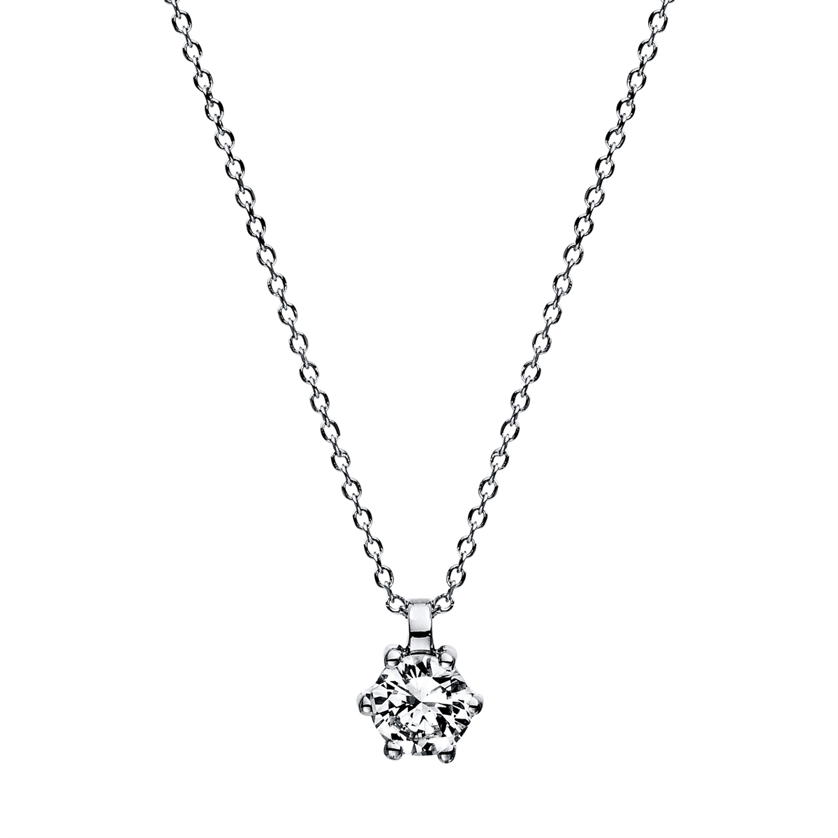Solitaire Collier 0,2ct