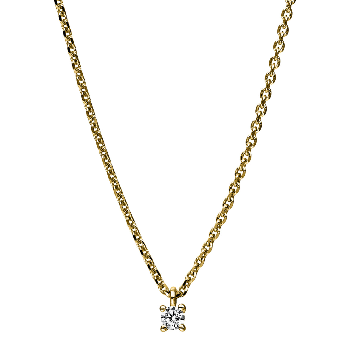 Solitaire Collier 0,05ct