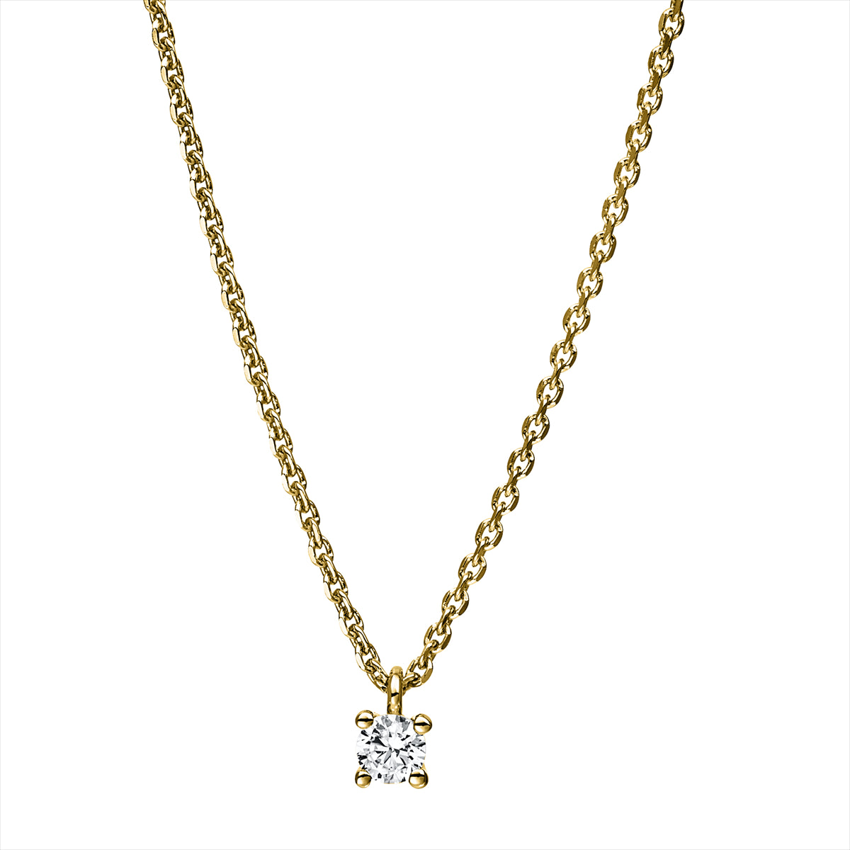 Solitaire Collier 0,1ct