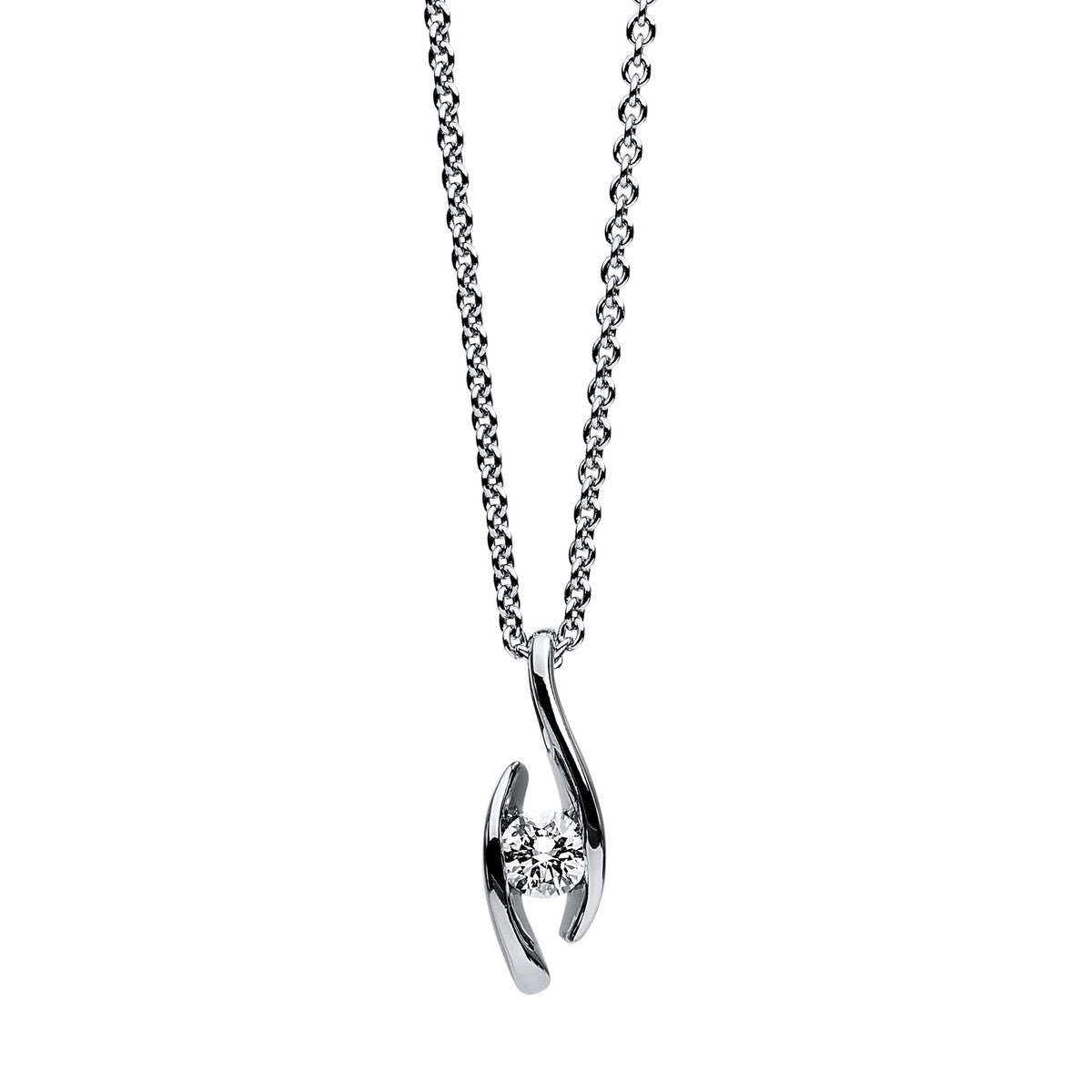 Solitaire Collier 0,15ct