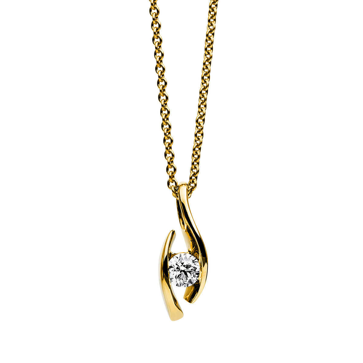 Solitaire Collier 0,2ct