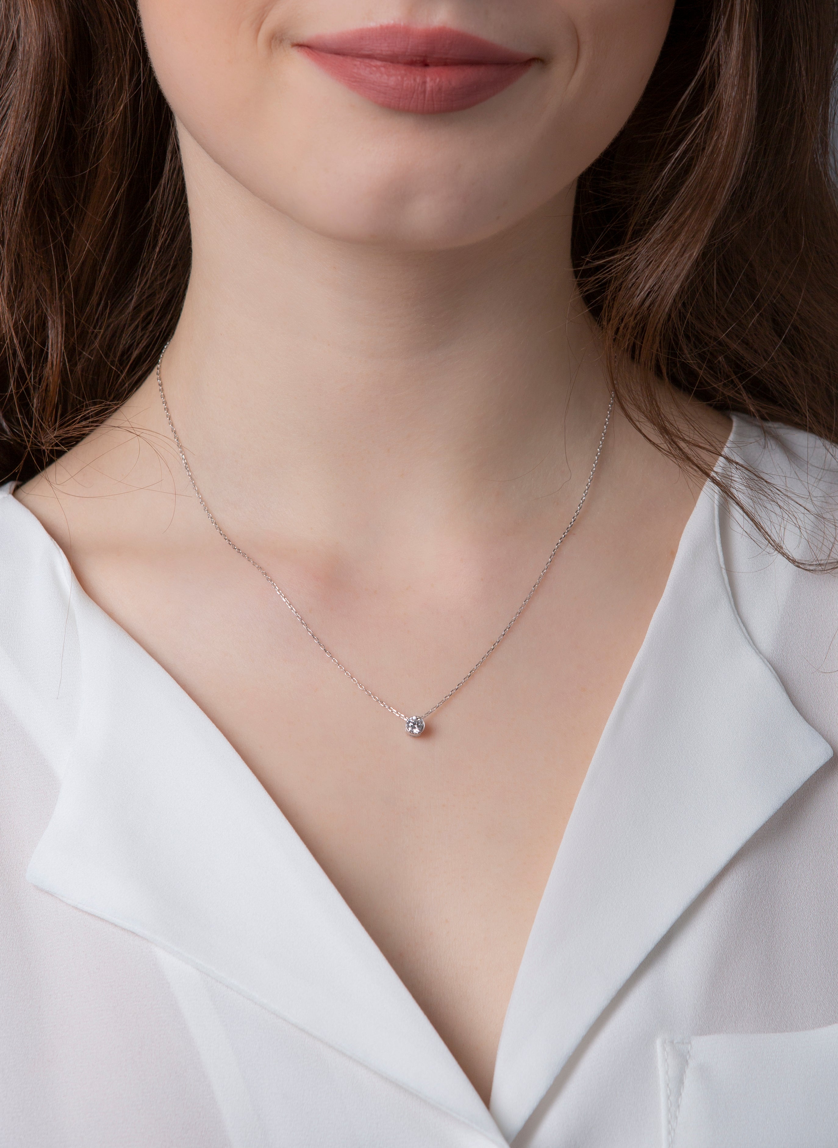 Solitaire Collier 0,3ct