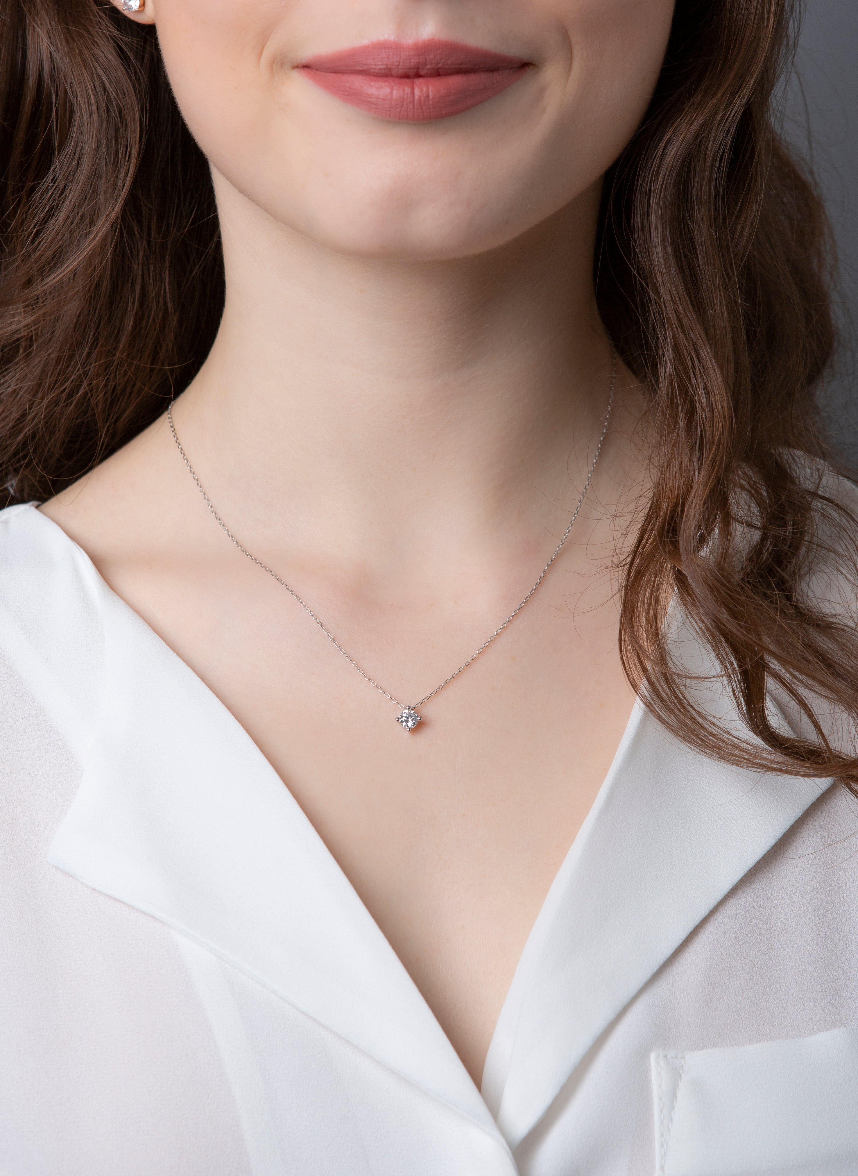 Solitaire Collier 0,4ct