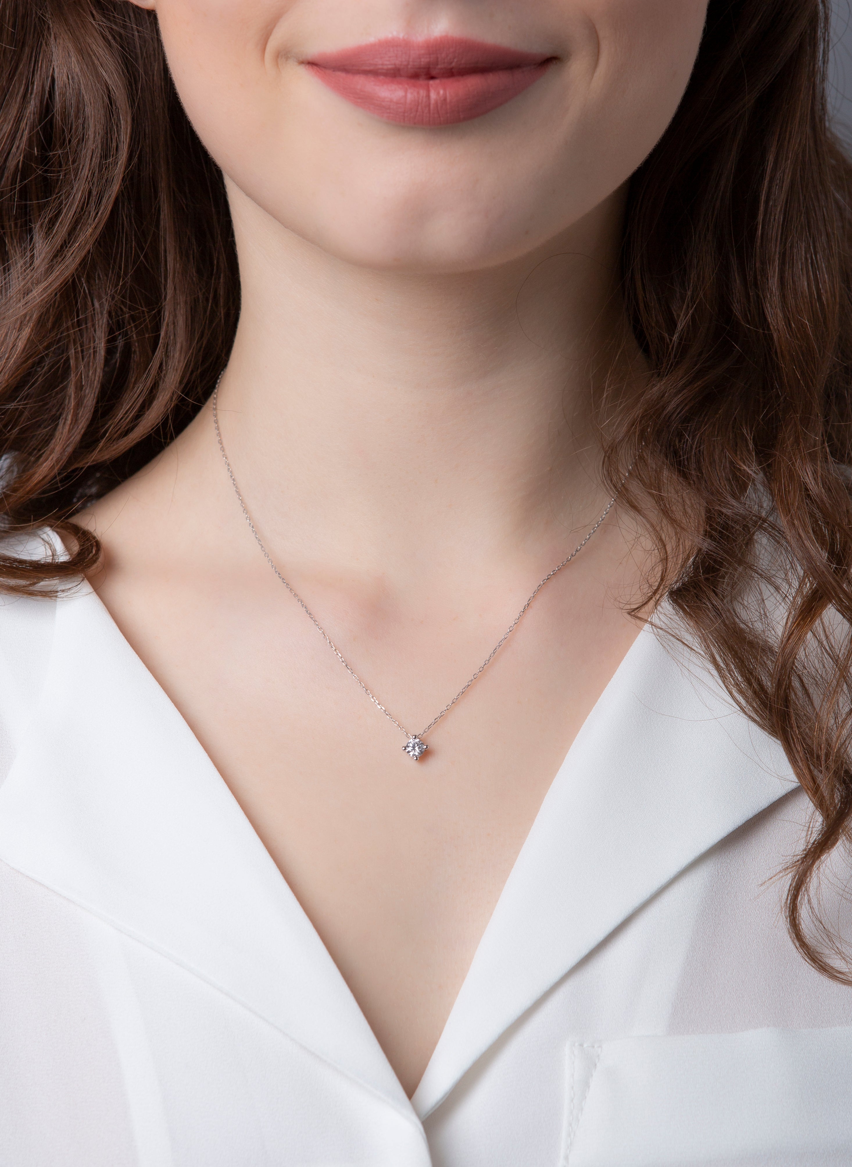 Solitaire Collier 0,3ct