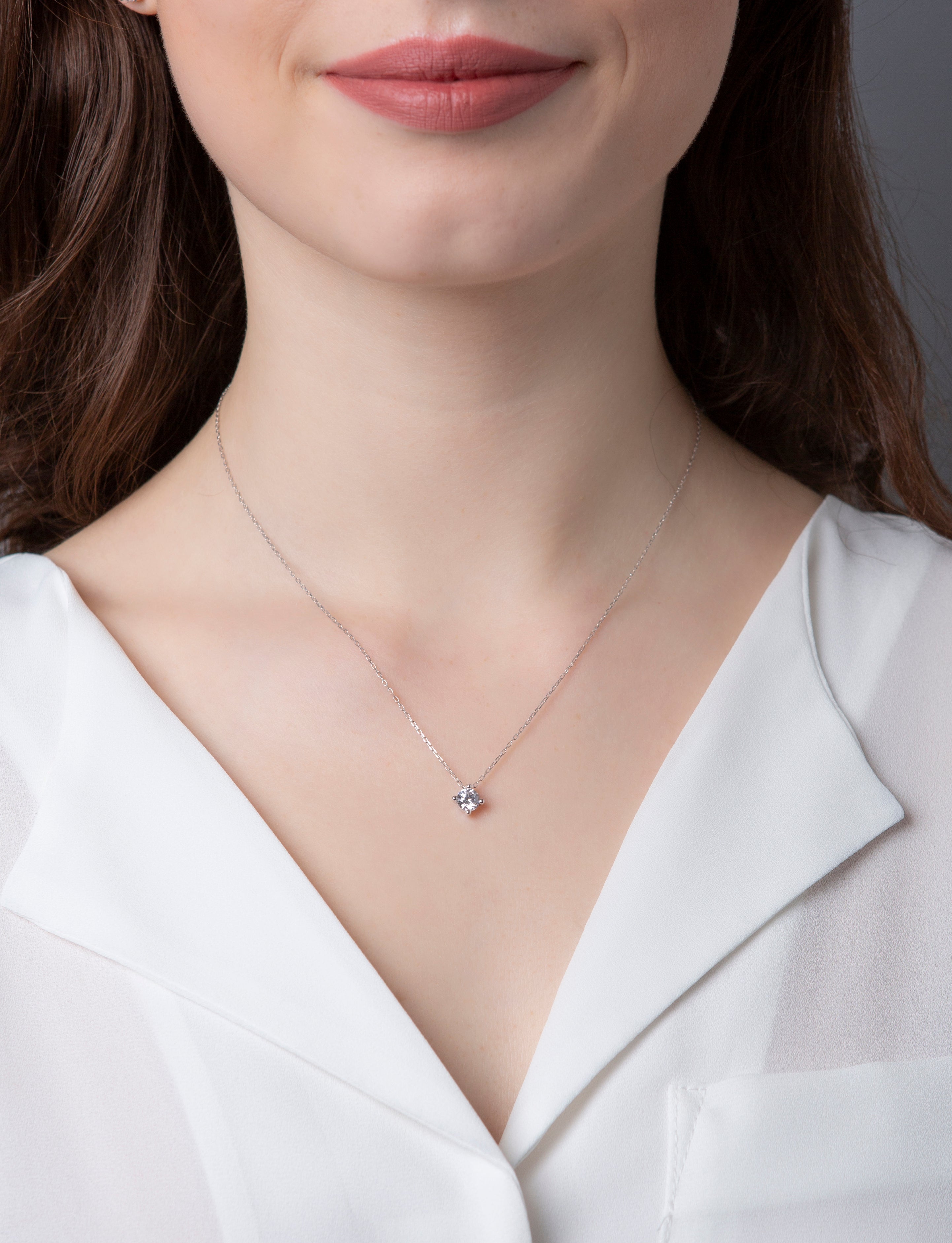 Solitaire Collier 0,5ct